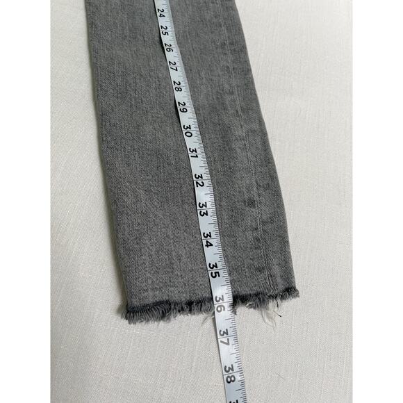 Agolde Nico Washed Gray Denim Jeans Size 26 - Picture 8 of 9
